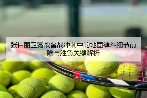 张伟丽卫冕战备战冲刺中的地面缠斗细节前瞻与胜负关键解析